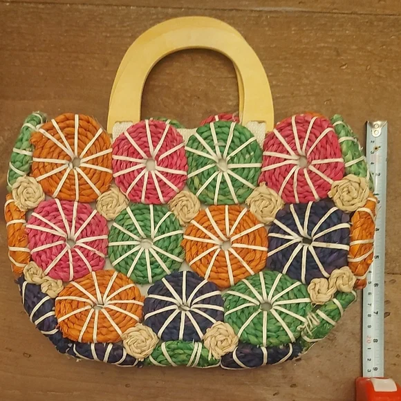 Multicolor Woven Handbag - Picture 5 of 5